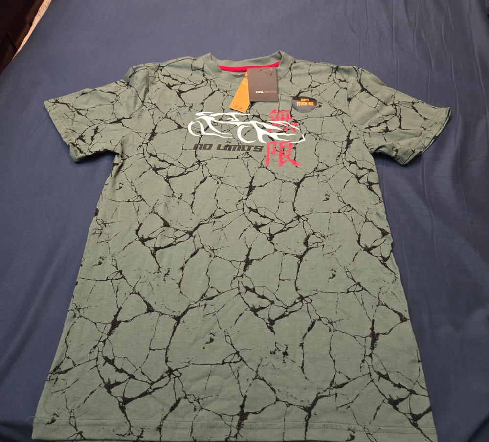 Boys' Green Graphic Short Sleeve Tee